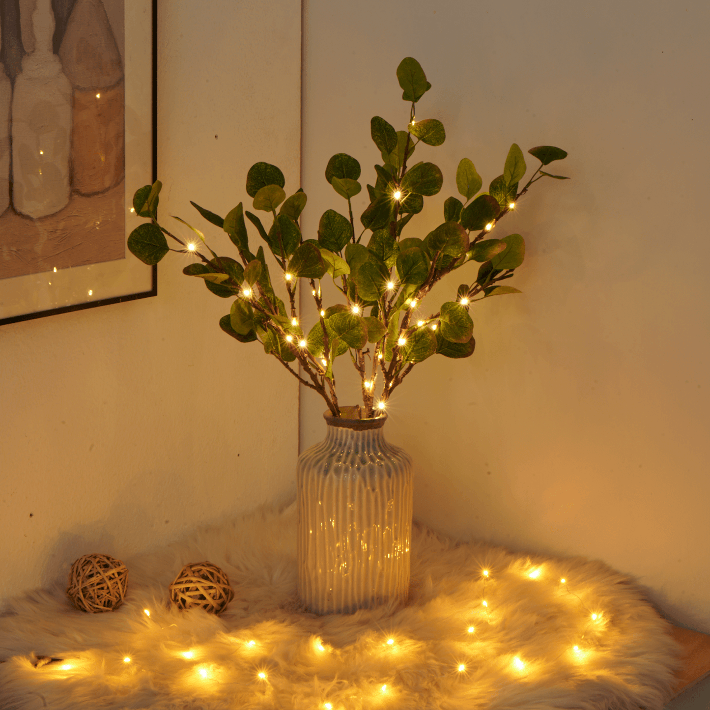 LUMINAIRE – Enchanting LED Olive Branch Decor