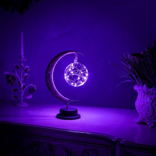 LUNARIS – Enchanting Crescent Moon LED Lamp