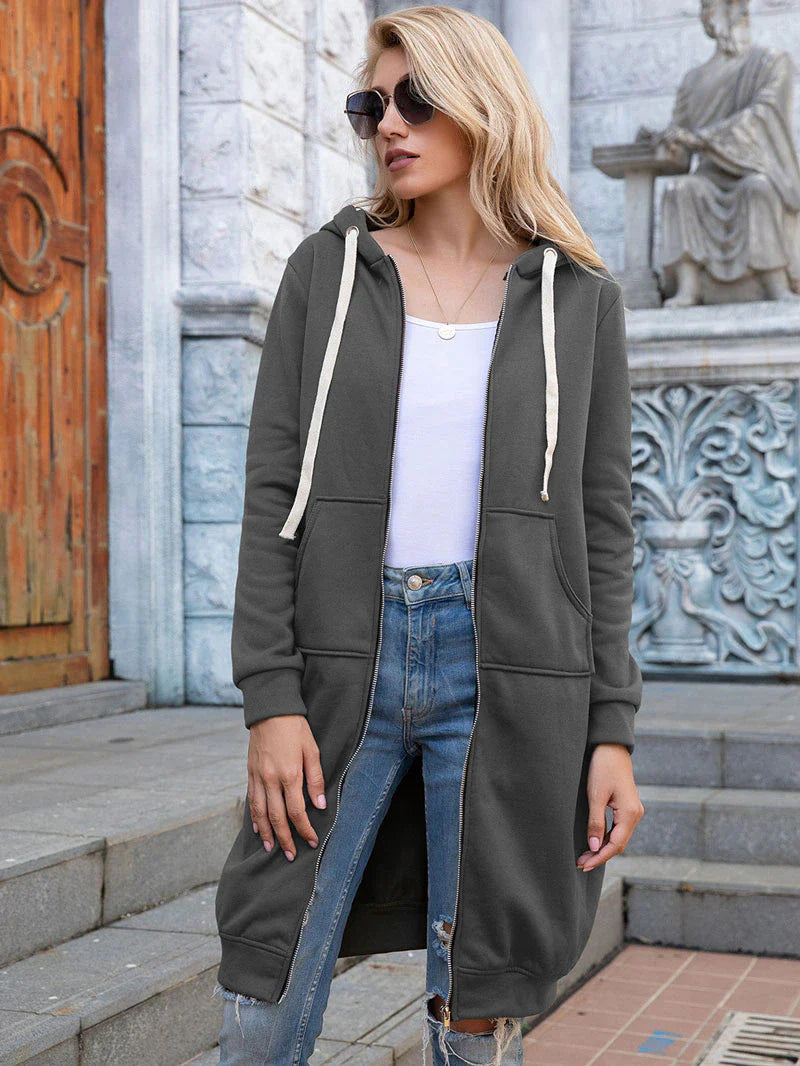 Chic Long Sweatshirt: Stylish Comfort for Everyday
