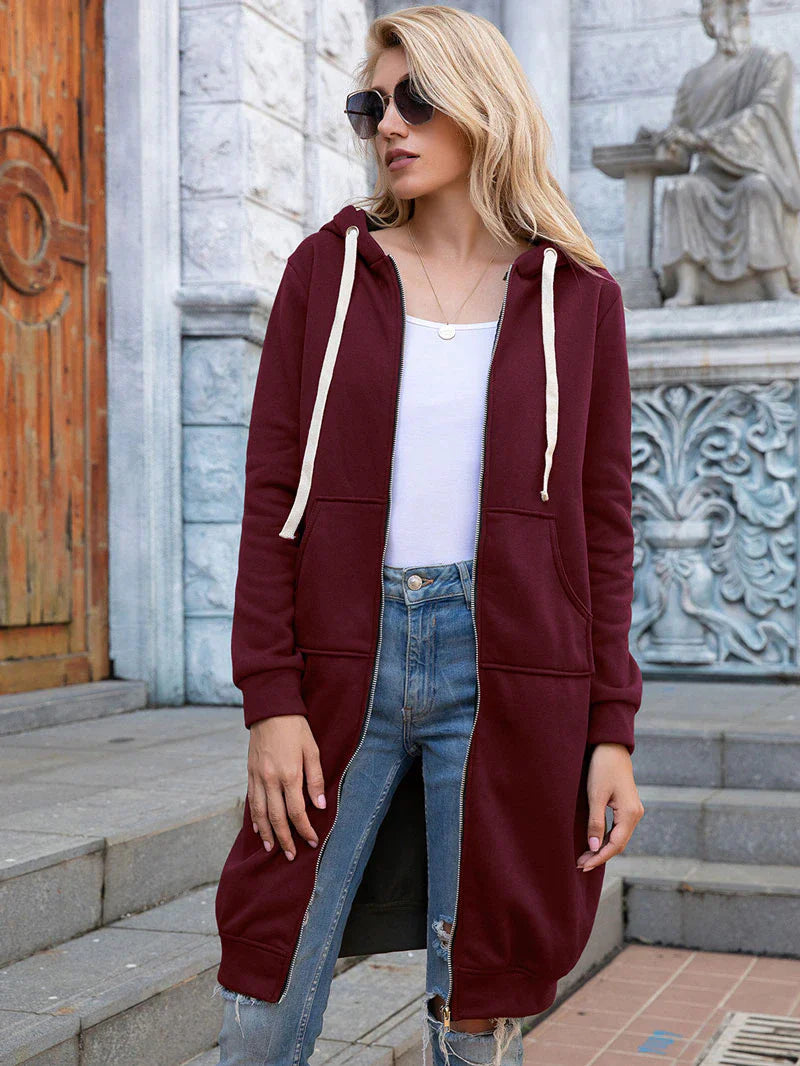 Chic Long Sweatshirt: Stylish Comfort for Everyday