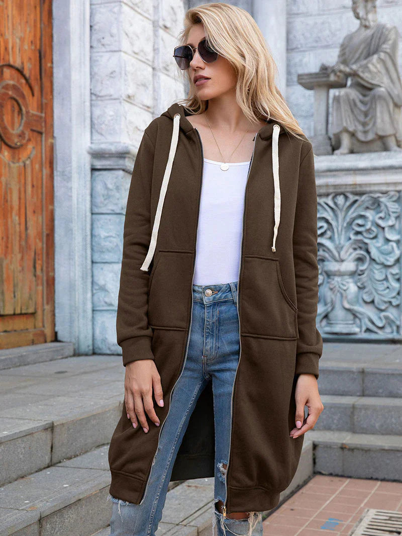Chic Long Sweatshirt: Stylish Comfort for Everyday