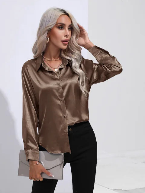 Chic Satin Blouse for Every Occasion