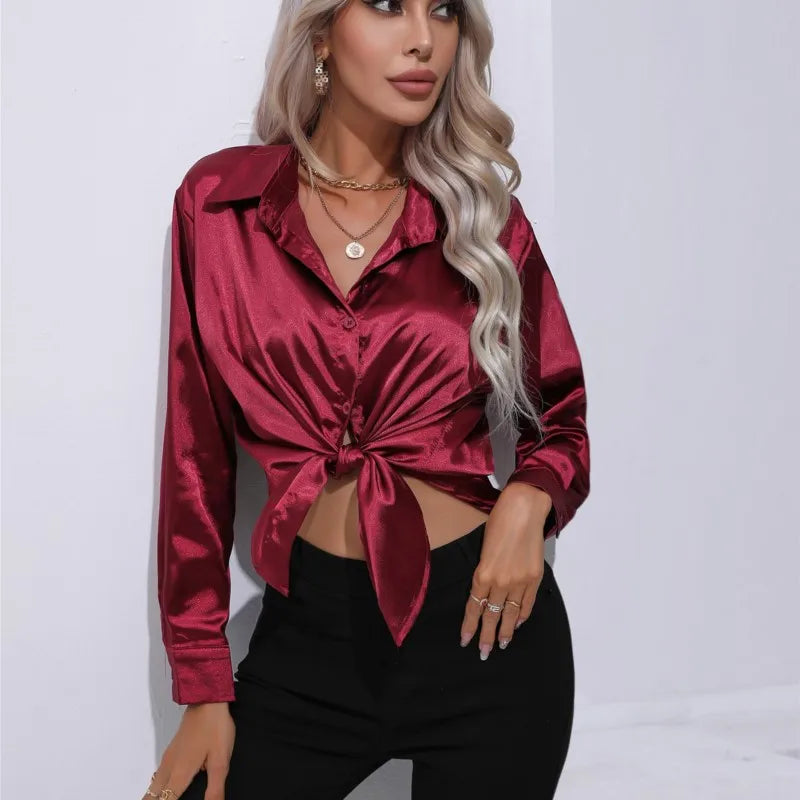 Chic Satin Blouse for Every Occasion