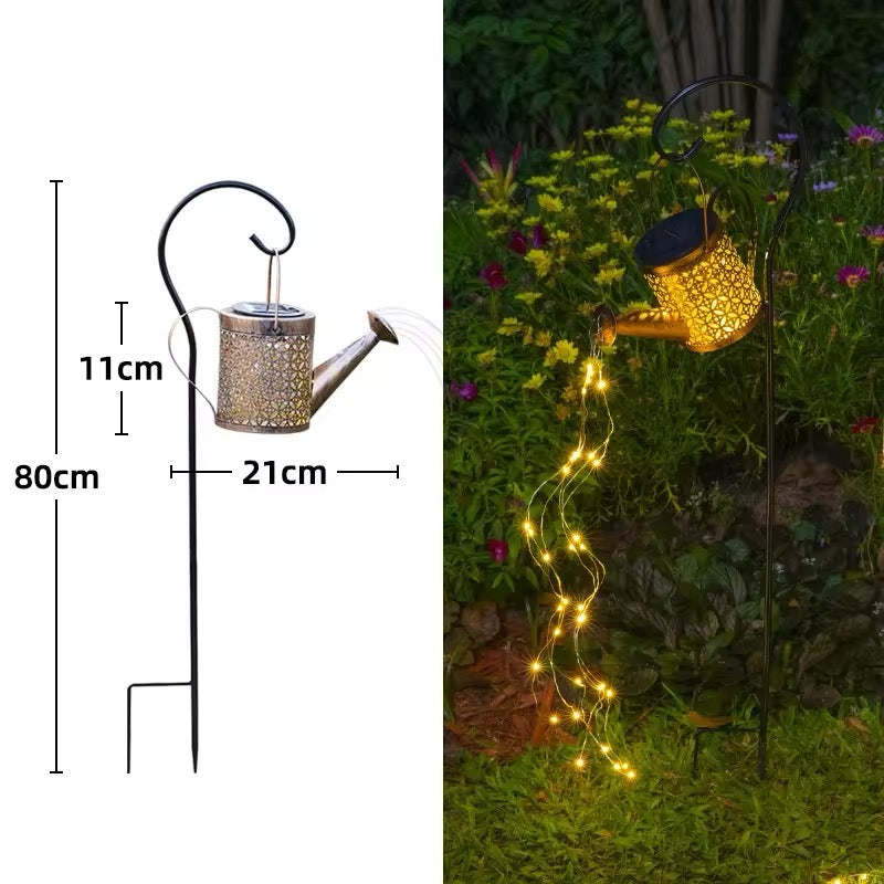 Enchanting Solar Watering Can Lamp