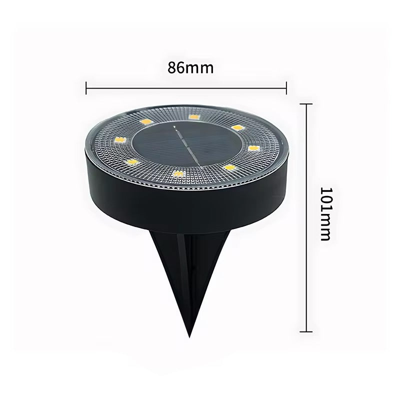 Elegant Solar Ground Lamp for Gardens