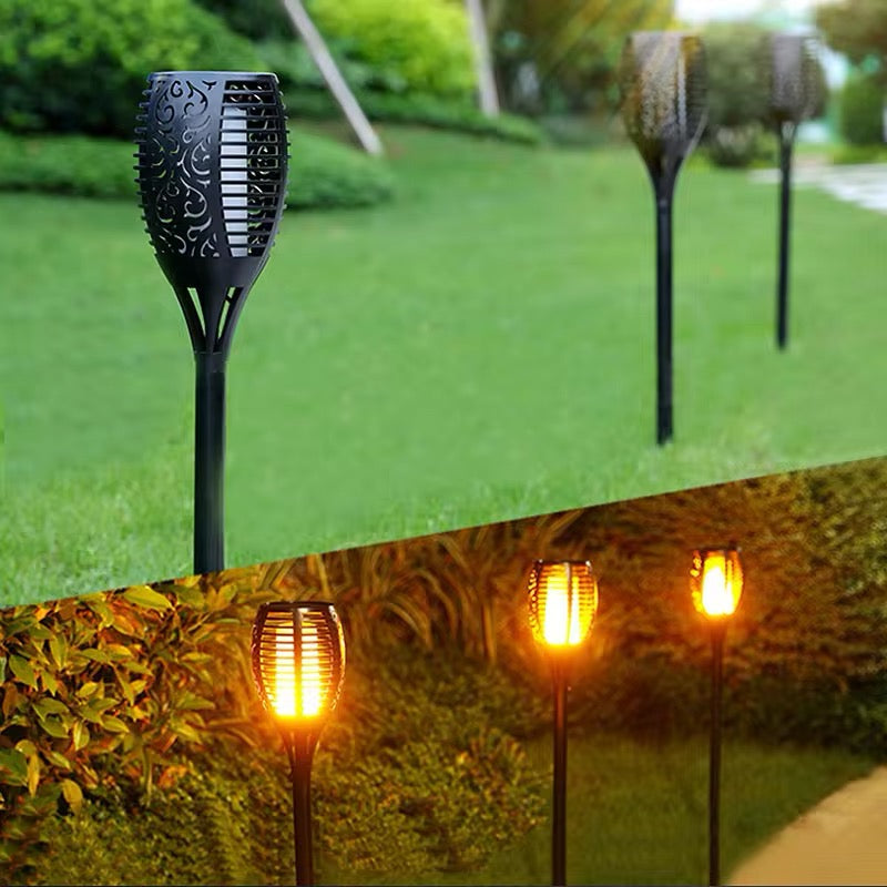 Eco-Friendly Solar Torch Lamp for Gardens