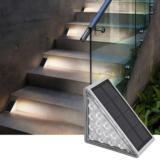 Eco-Friendly Solar Step Lights for Safety