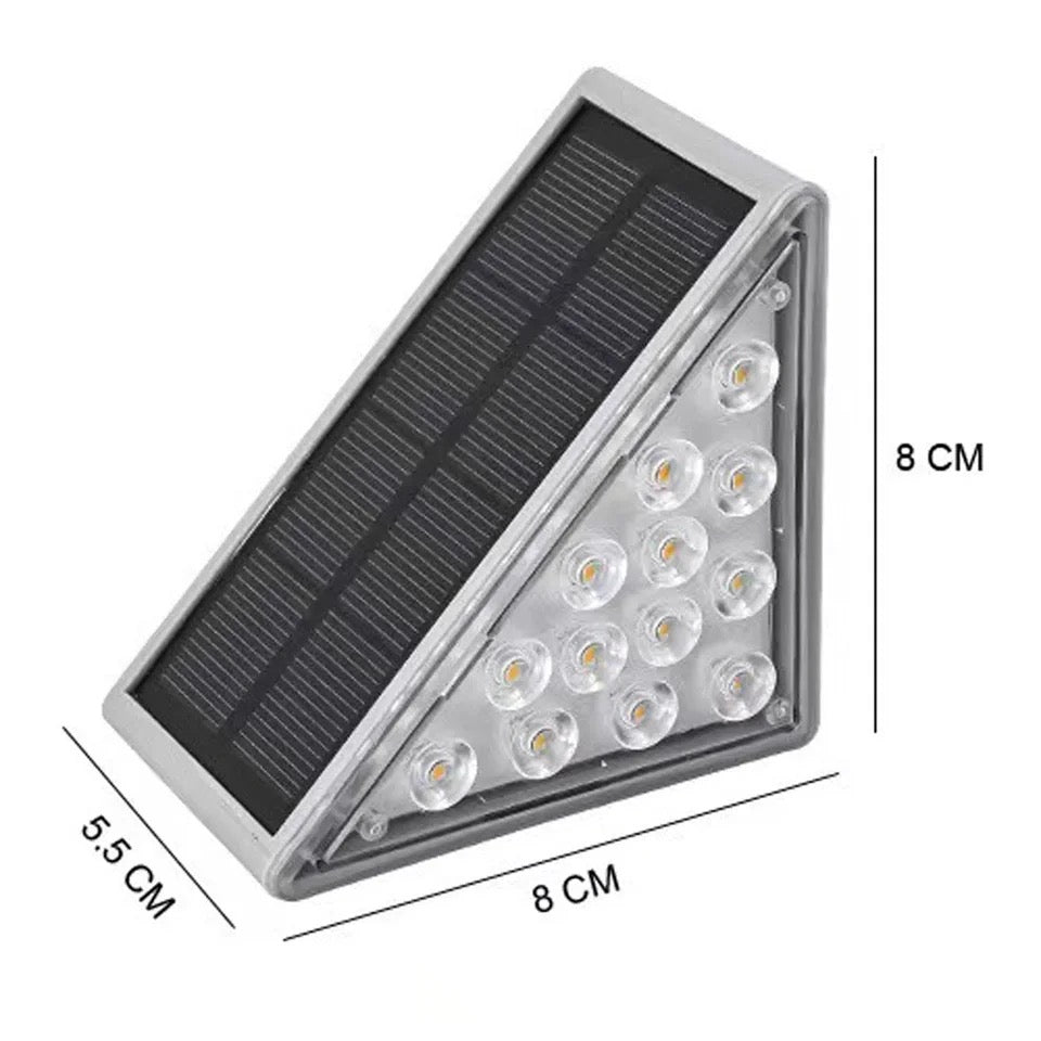 Eco-Friendly Solar Step Lights for Safety