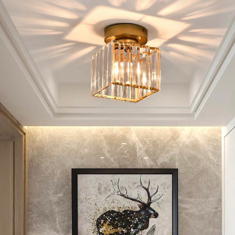LUMINAIRE – Elegant Crystal Ceiling Light Fixture