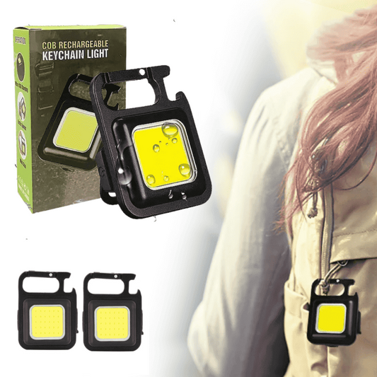 Versatile LED Keychain Light & Tool