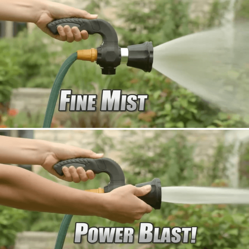 Versatile Garden Hose Spray Nozzle
