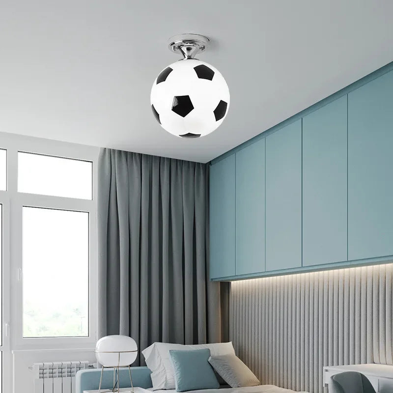 KICKLIGHT – Playful Football LED Ceiling Lamp