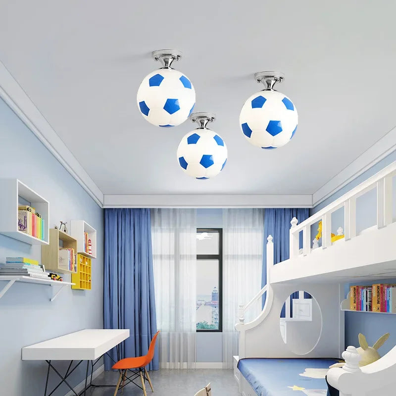 KICKLIGHT – Playful Football LED Ceiling Lamp