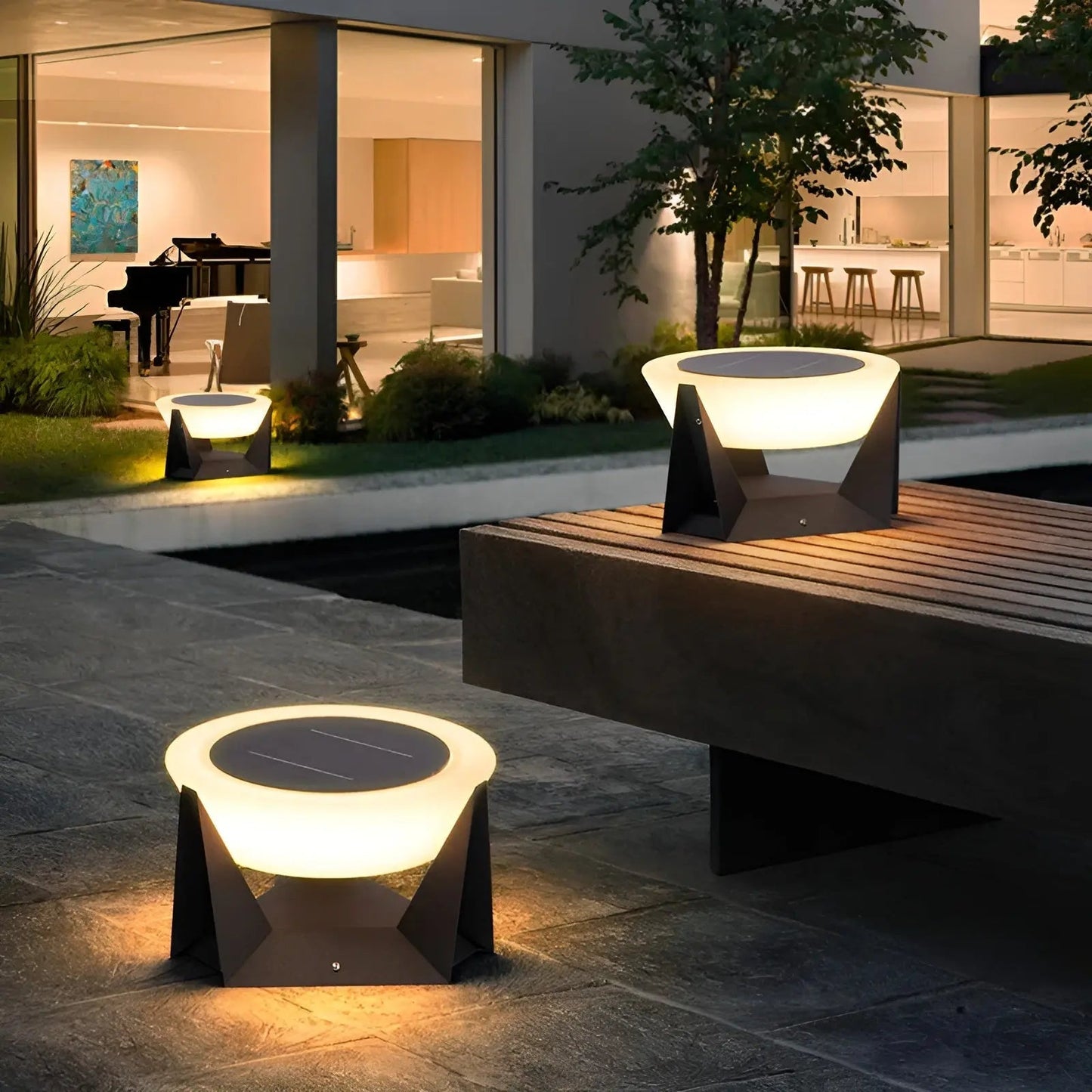 KAIYŪ – Elegant Solar Garden Lamp in Japanese Style