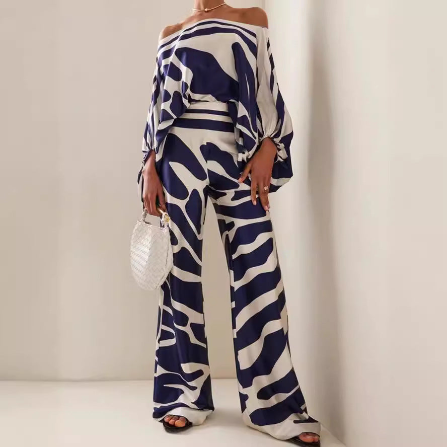 Elegant 3D Effect Wide Leg Pantsuit