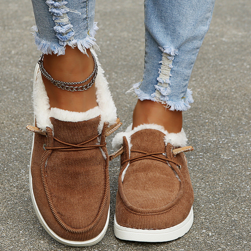 Elegant Winter Sneakers with Cozy Fur Lining