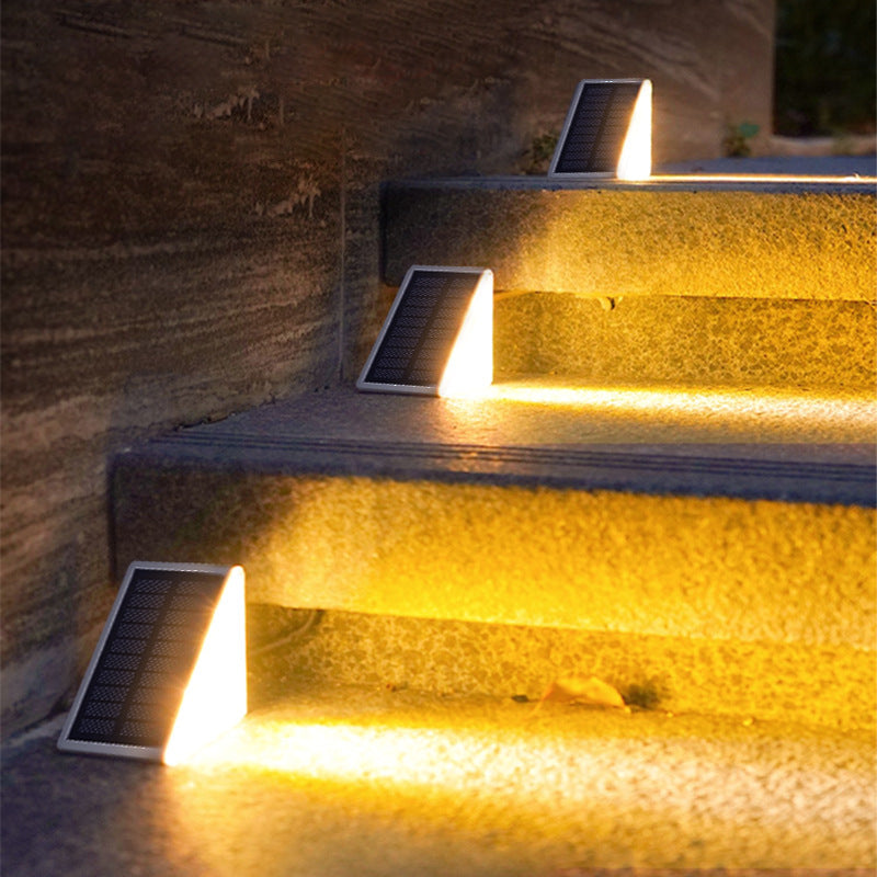 Eco-Friendly Solar Step Lights for Safety