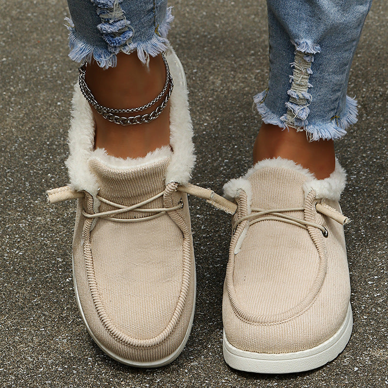 Elegant Winter Sneakers with Cozy Fur Lining