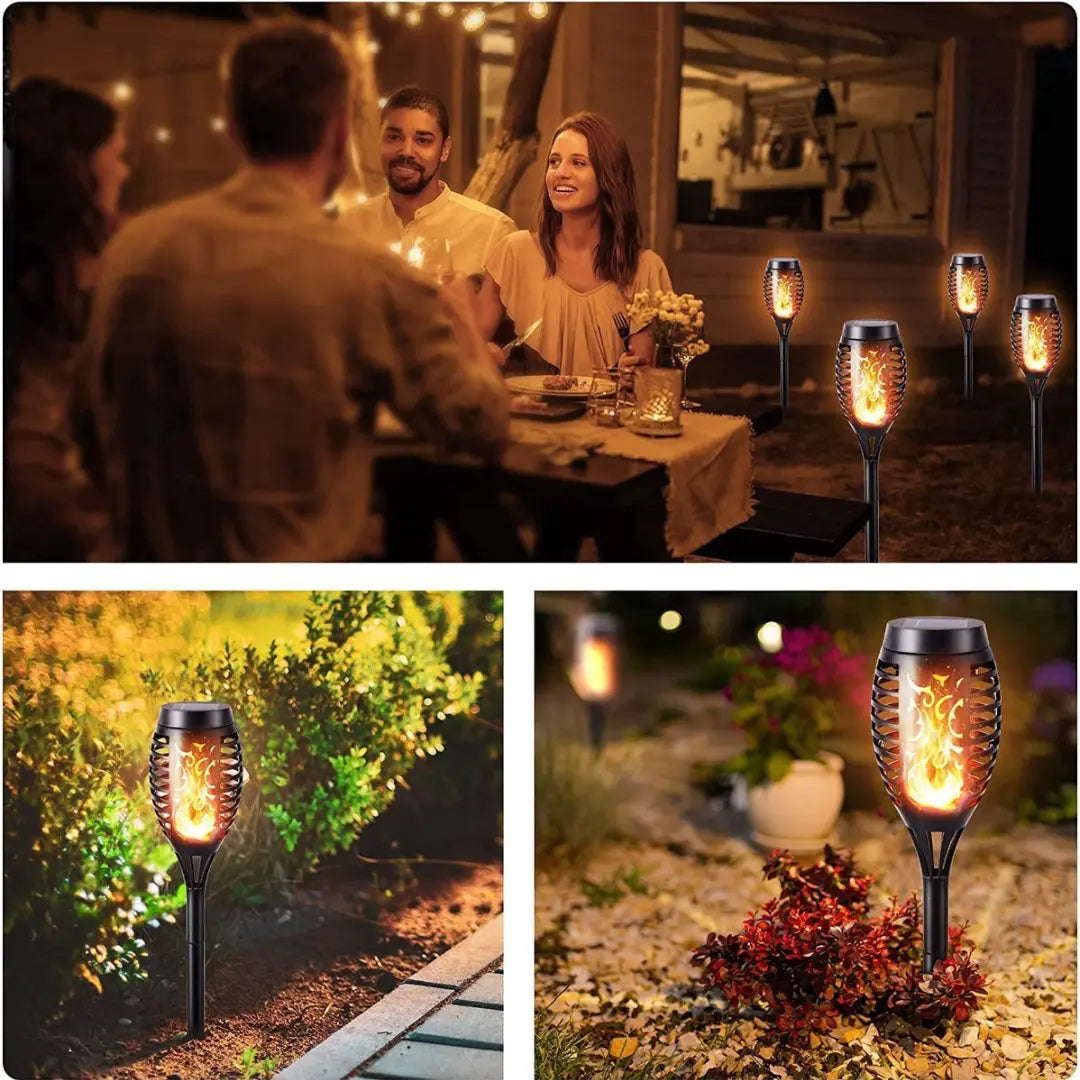 LUMINAIRE – Elegant Solar-Powered LED Torches