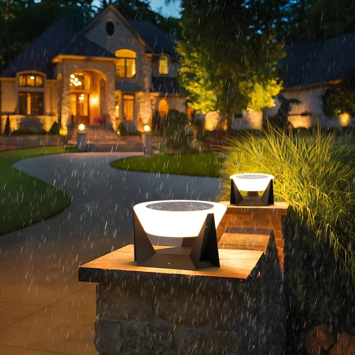 KAIYŪ – Elegant Solar Garden Lamp in Japanese Style