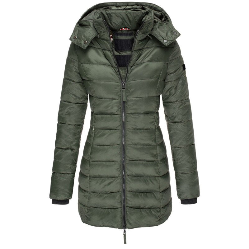 Cozy Women's Hooded Down Jacket
