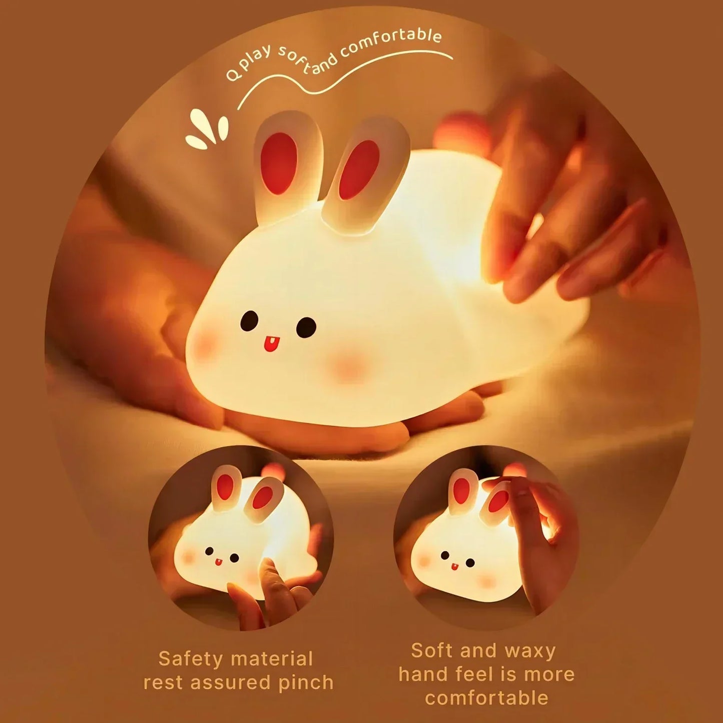 LUNAROO – Adorable Bunny Night Light for Kids