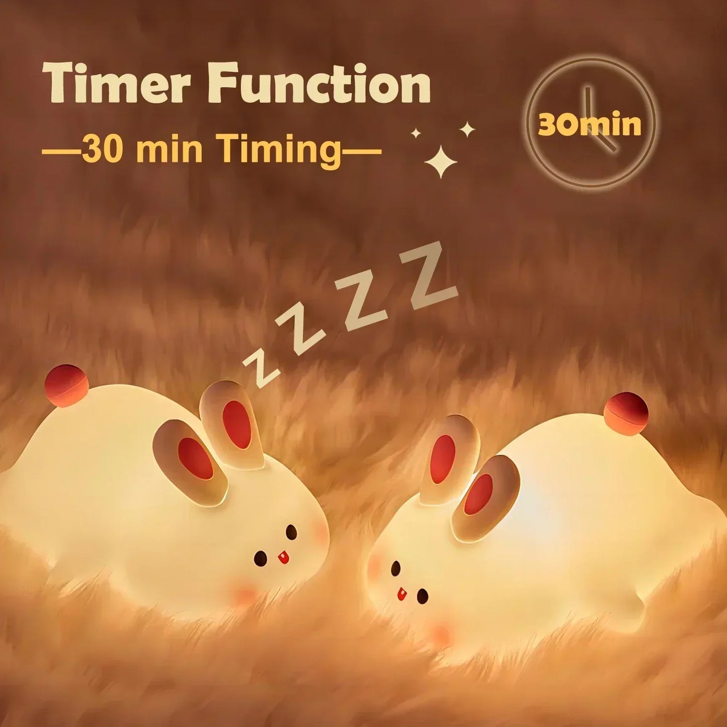 LUNAROO – Adorable Bunny Night Light for Kids