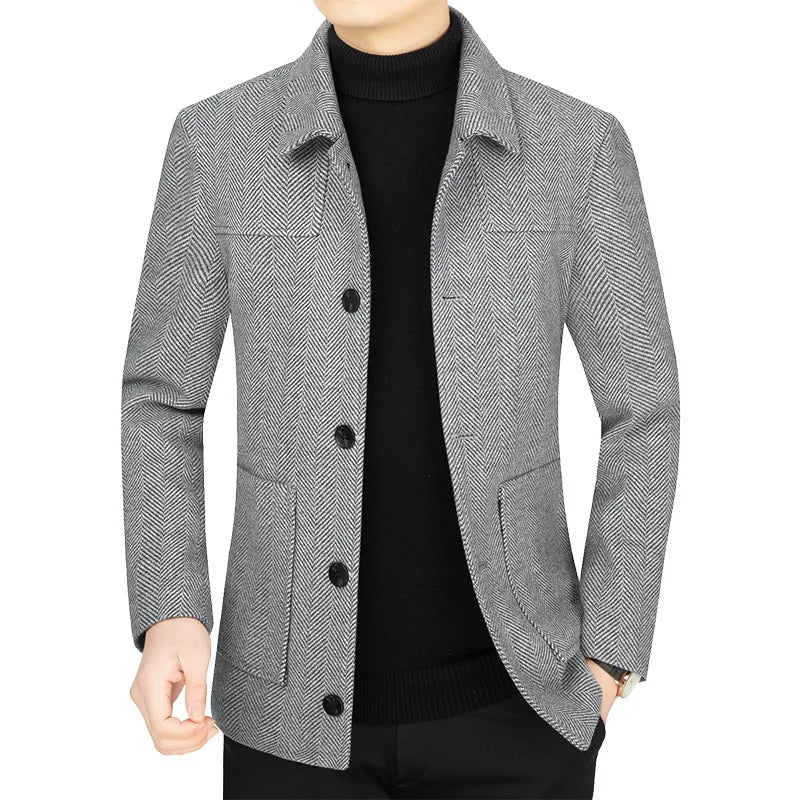 Elegant Cashmere-Wool Blazer for Modern Style