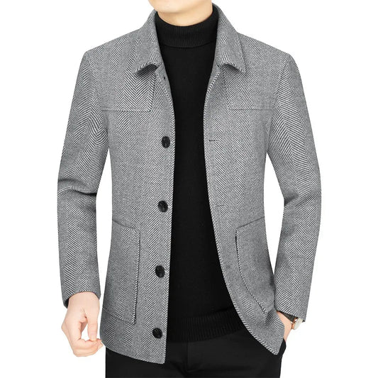 Elegant Cashmere-Wool Blazer for Modern Style