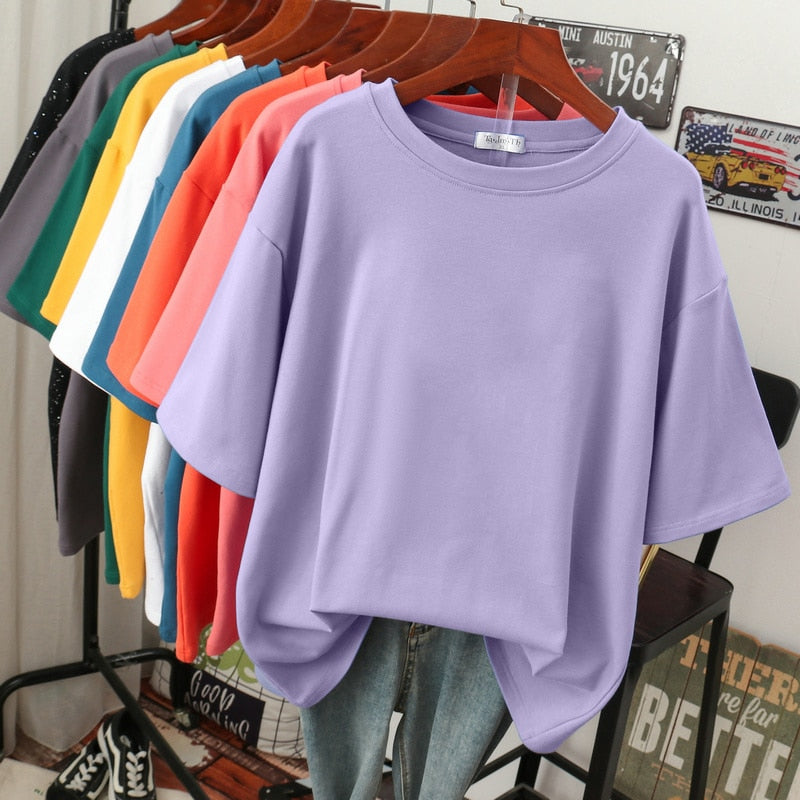 Cozy Cotton Plus-Size T-Shirt for Women