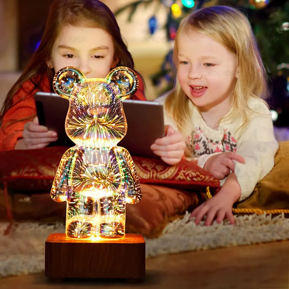 FIRESPARK – Enchanting 3D Fireworks Projection Lamp