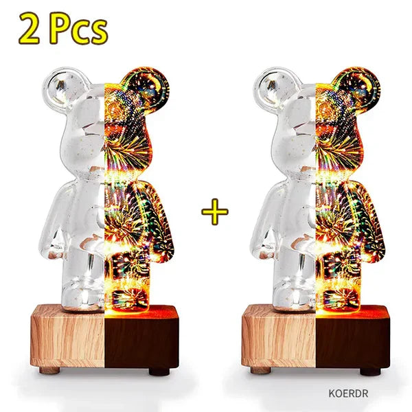 FIRESPARK – Enchanting 3D Fireworks Projection Lamp