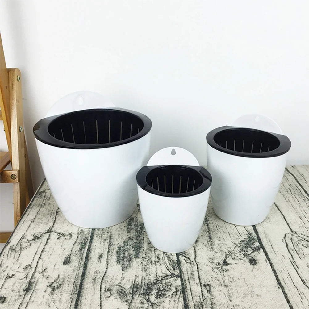Effortless Self-Watering Wall-Mounted Plant Pot