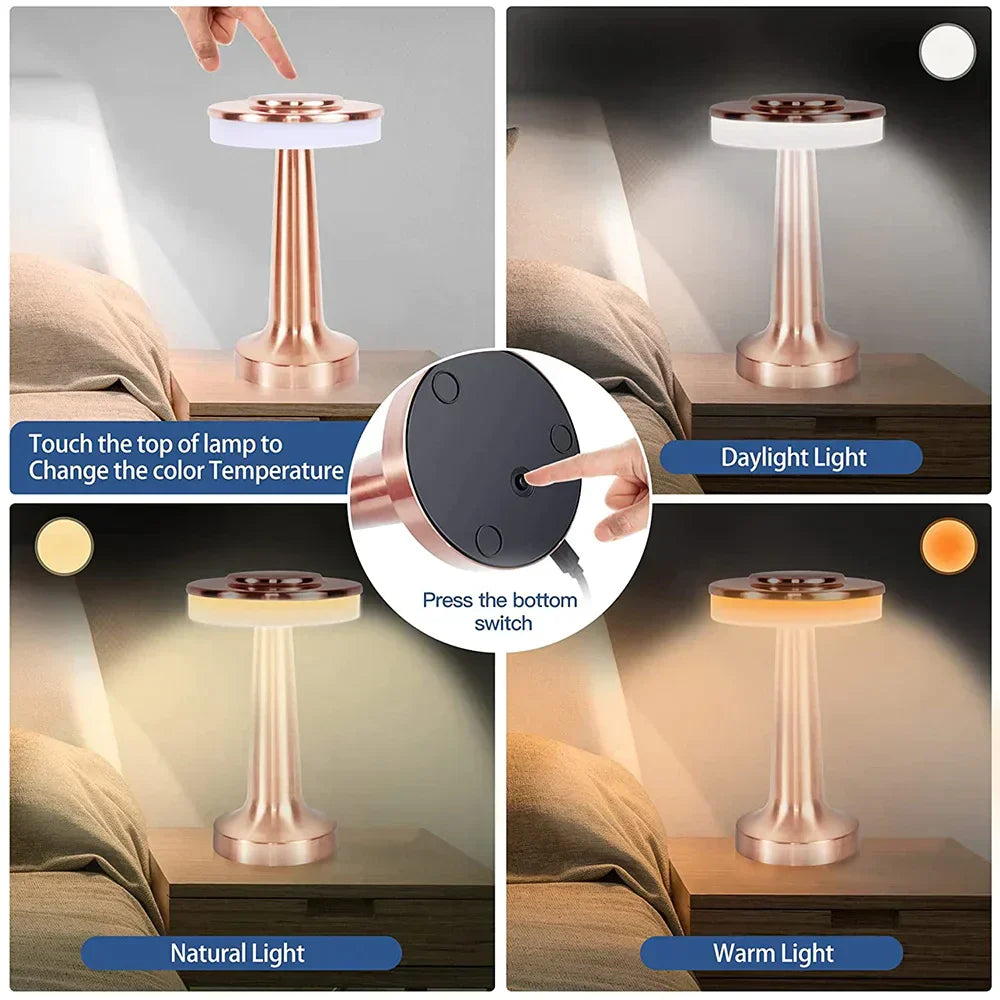 LUMINAIRE CLASSIC – Elegant Wireless LED Table Lamp