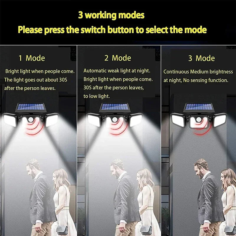 LUMINAIRE – Eco-Friendly Solar Wall Lamp