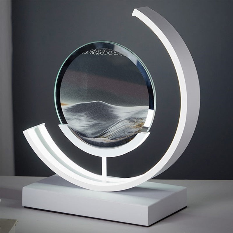 SANDSCAPE – Dynamic 3D Sand Bowl Table Lamp