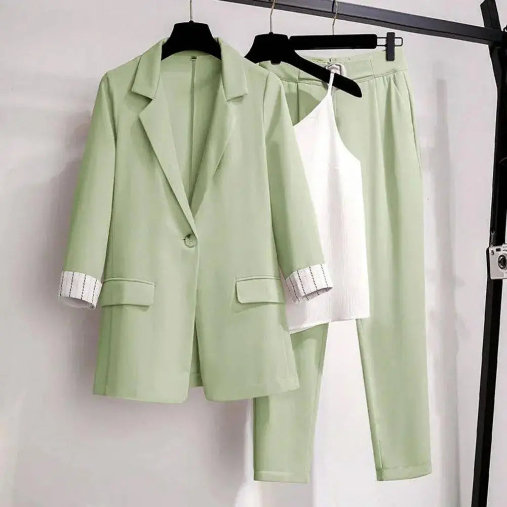 Elegant 3-Piece Blazer Suit Set