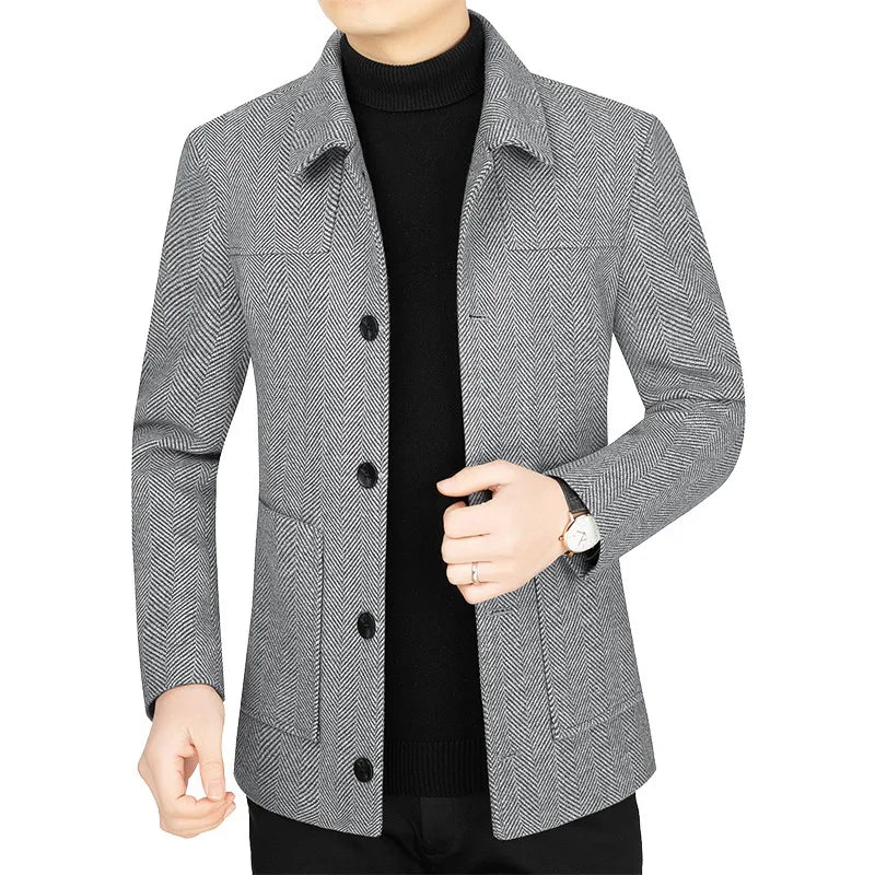 Elegant Cashmere-Wool Blazer for Modern Style