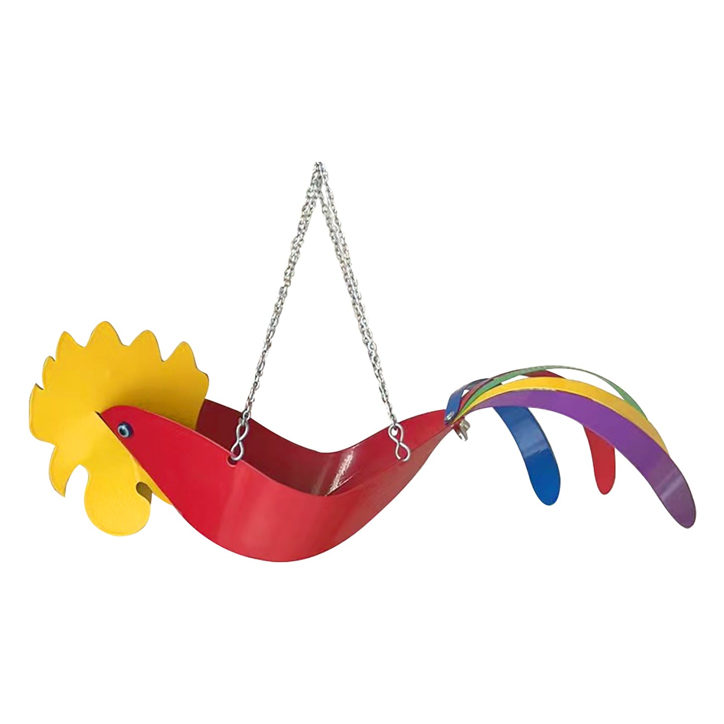 Whimsical Chicken Design Hanging Plant Bowl