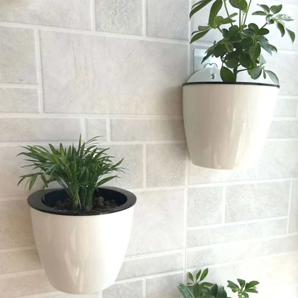 Effortless Self-Watering Wall-Mounted Plant Pot