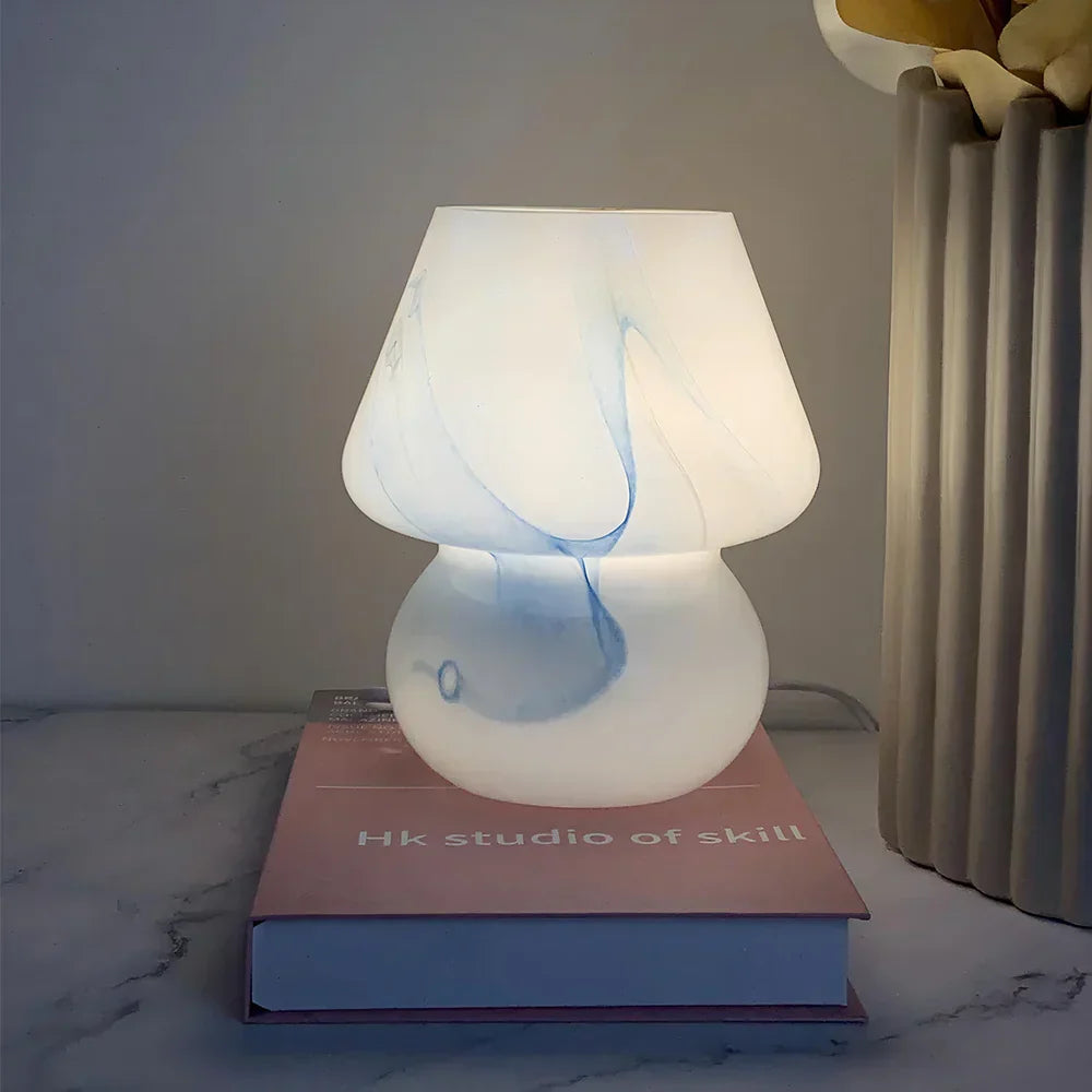MUSHLUX – Artistic Glass Mushroom Lamp for Cozy Lighting