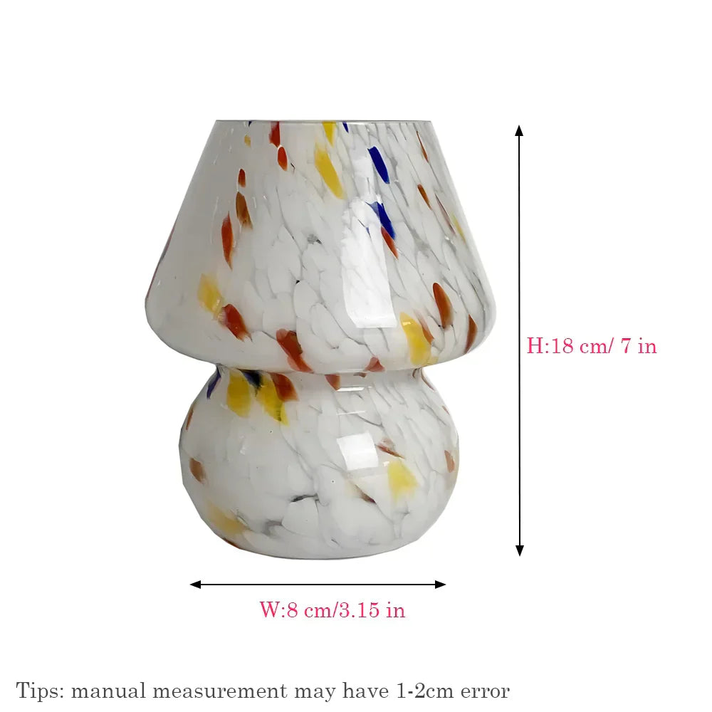 MUSHLUX – Artistic Glass Mushroom Lamp for Cozy Lighting