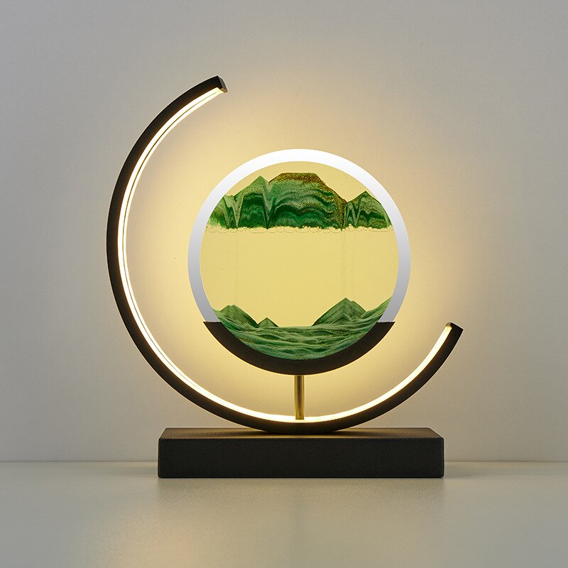SANDSCAPE – Dynamic 3D Sand Bowl Table Lamp