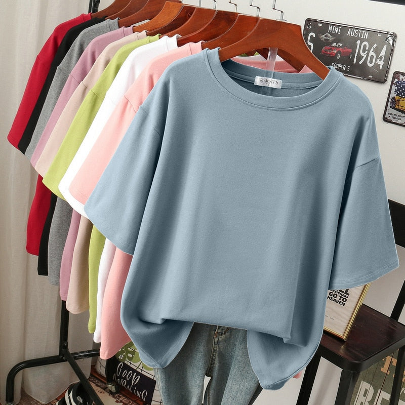Cozy Cotton Plus-Size T-Shirt for Women