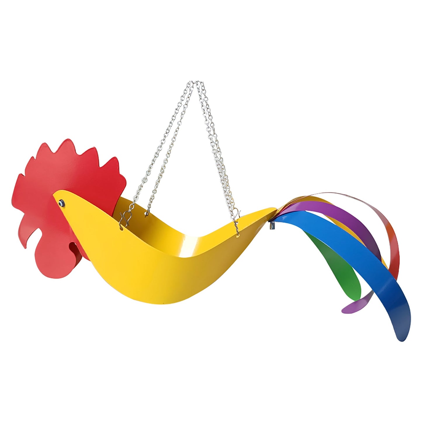 Whimsical Chicken Design Hanging Plant Bowl