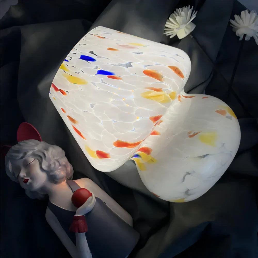 MUSHLUX – Artistic Glass Mushroom Lamp for Cozy Lighting