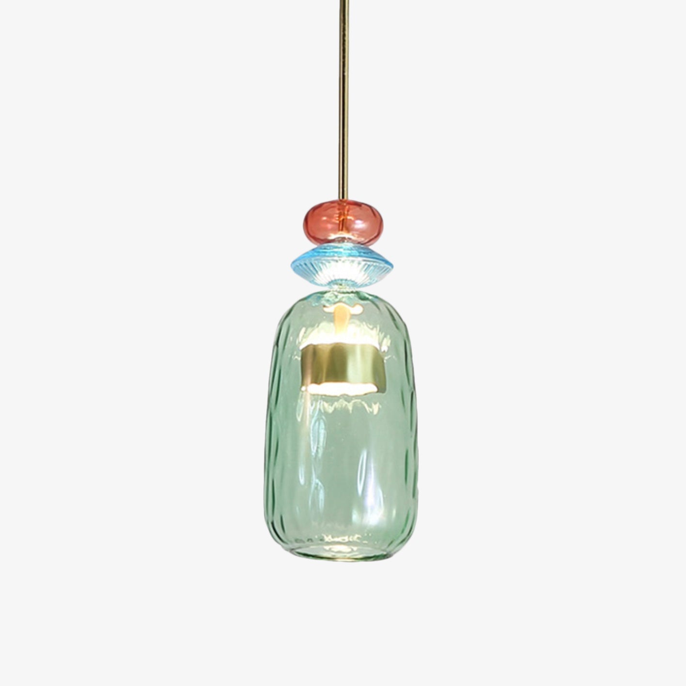 LUMINAIRE – Elegant Colored Glass Pendant Light