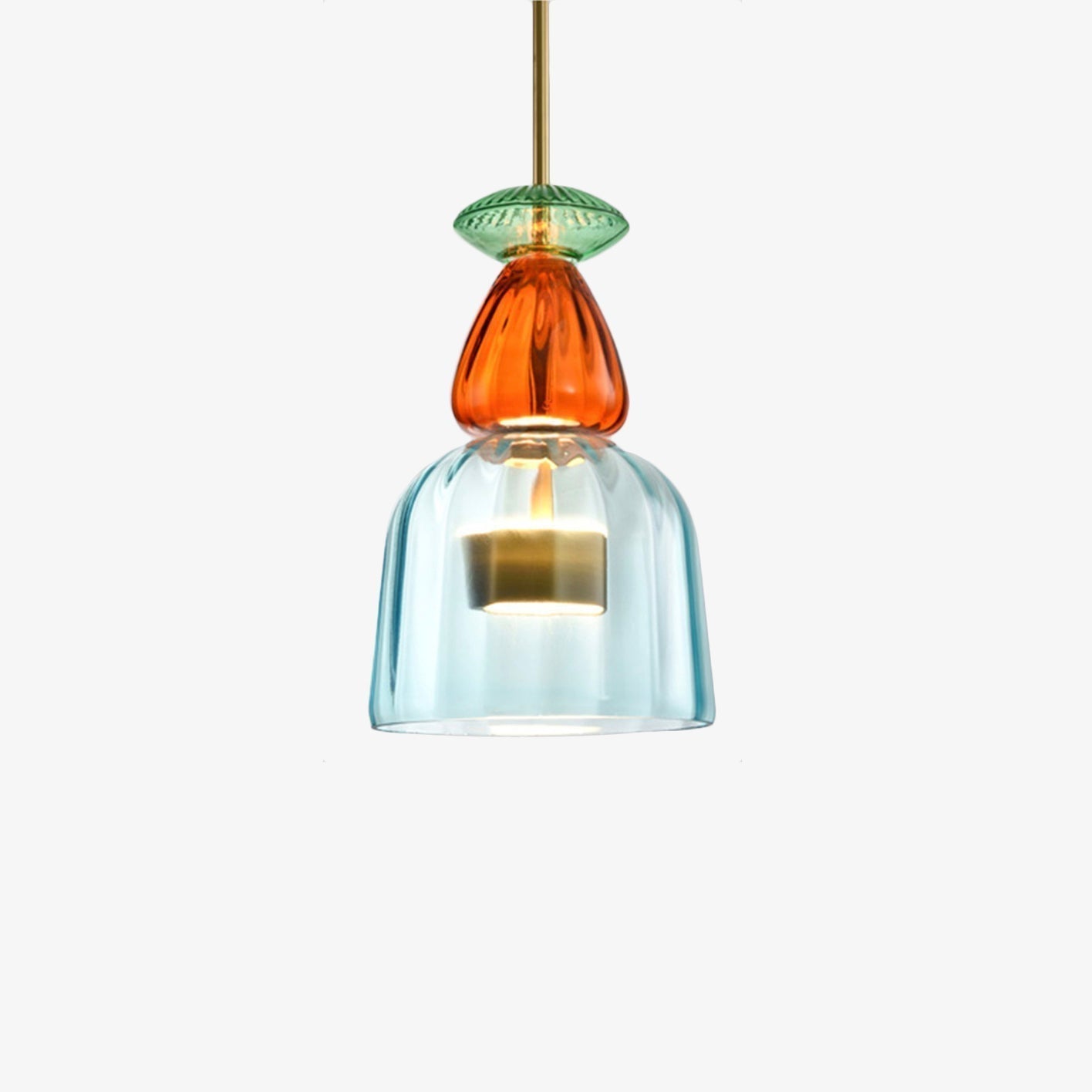 LUMINAIRE – Elegant Colored Glass Pendant Light