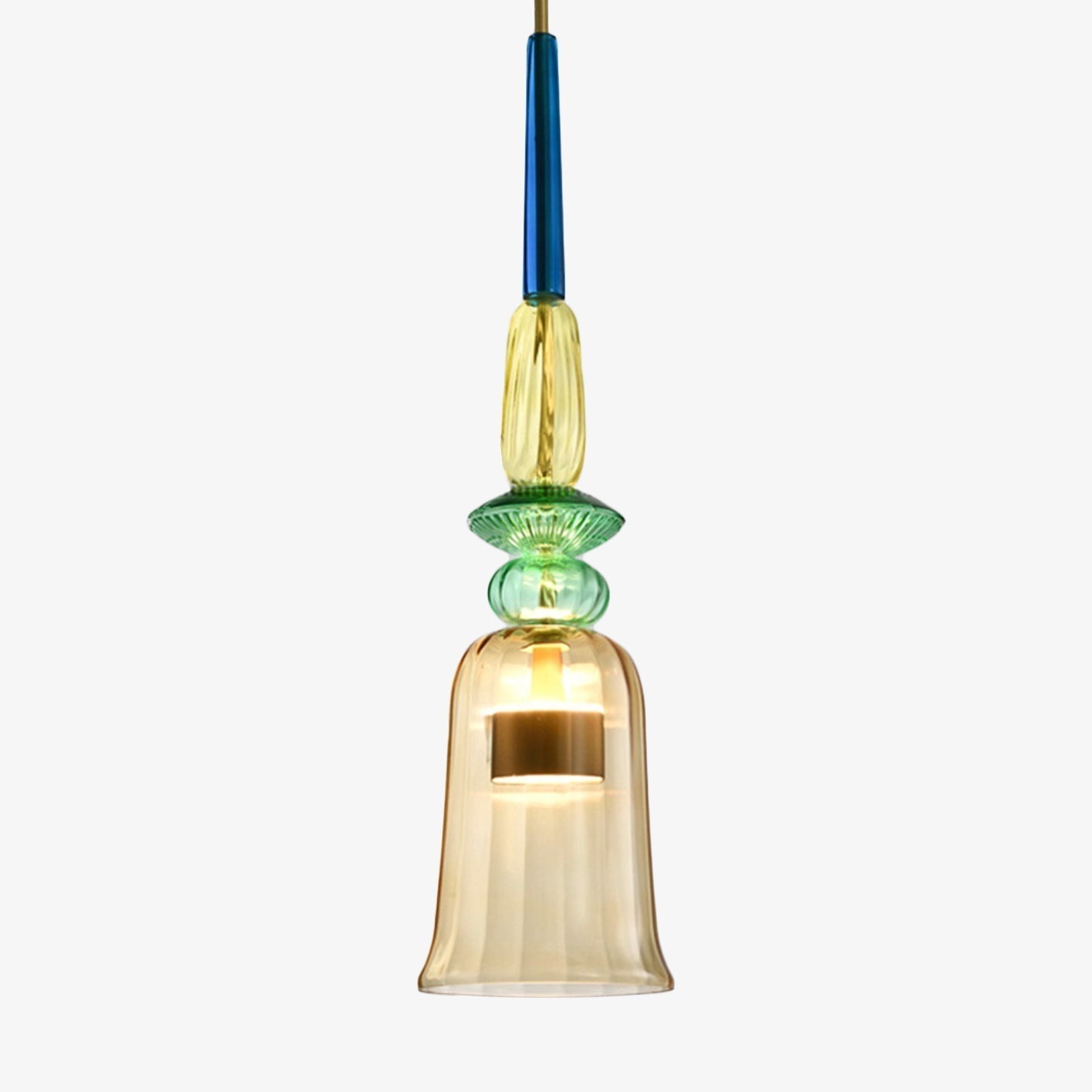 LUMINAIRE – Elegant Colored Glass Pendant Light