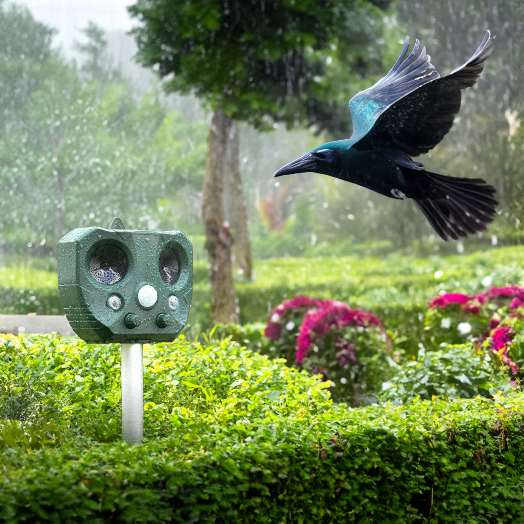 Solar Ultrasonic Pest Repeller for Gardens
